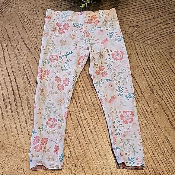 Floral leggings size 3-4T Tommy Bahama - Picture 2 of 8